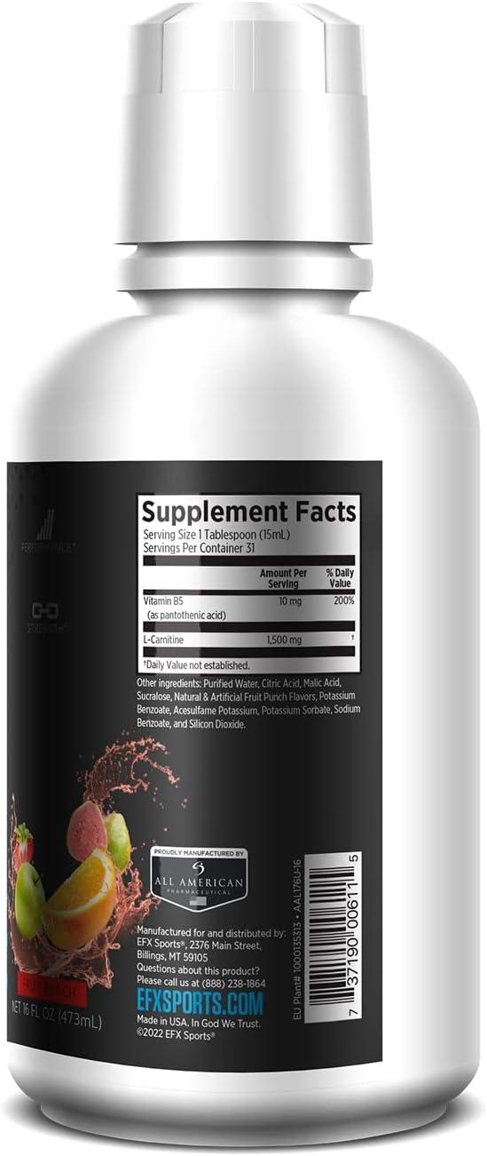 Liquid L-Carnitine 1000 mg – Metabolism & Energy Support